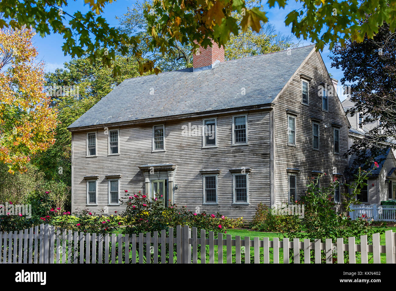 Historic house, Deerfield, Massachusetts, USA Stock Photo Alamy