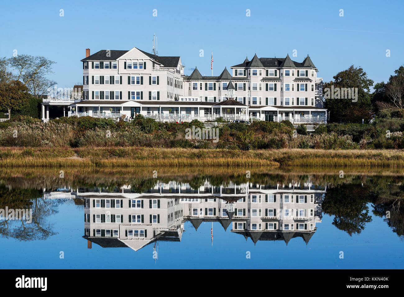 Harbor View Hotel, Edgartown, Martha's Vineyard, Massachusetts, USA. Stock Photo