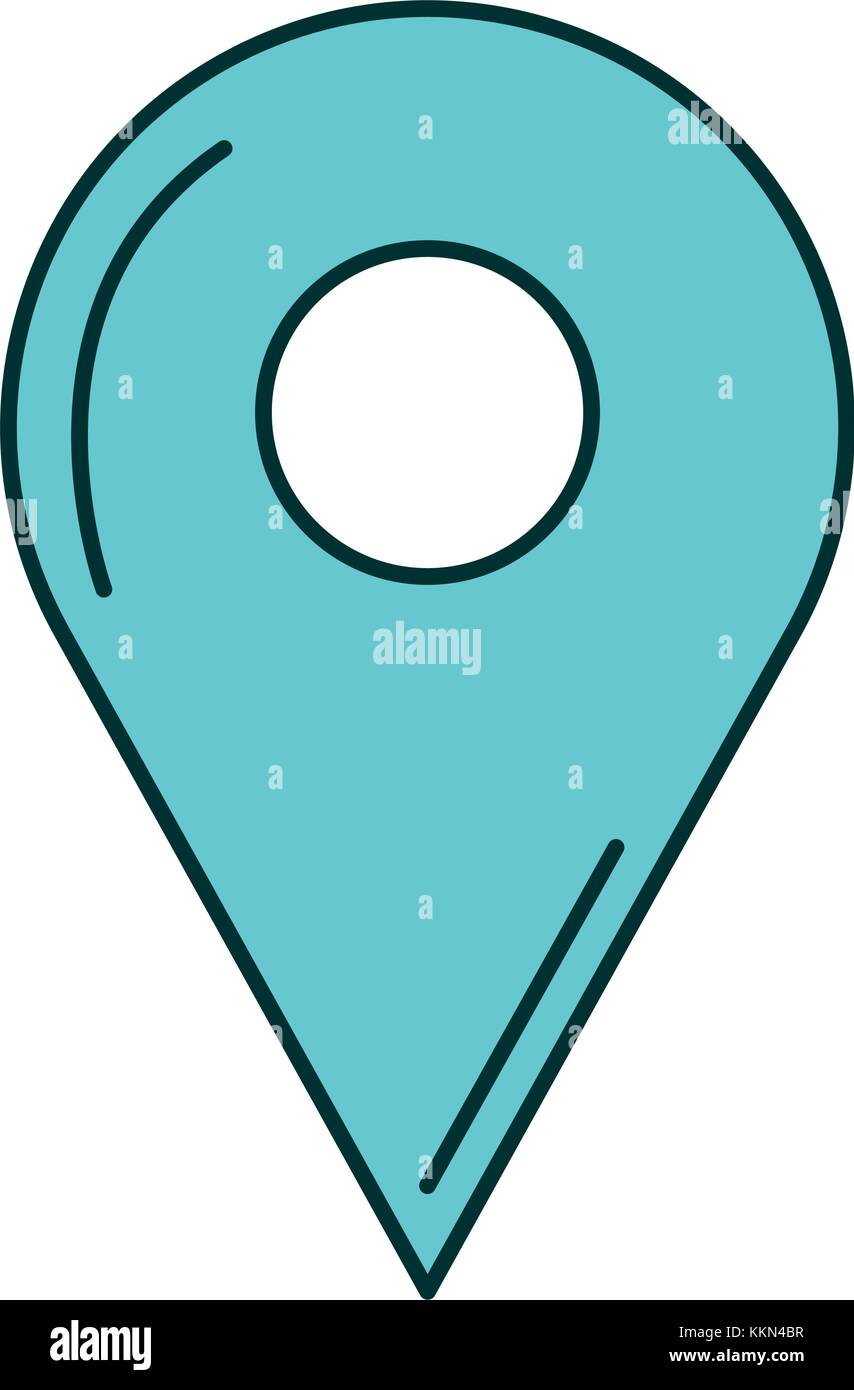 pin pointer location icon vector illustration design Stock Vector Image ...