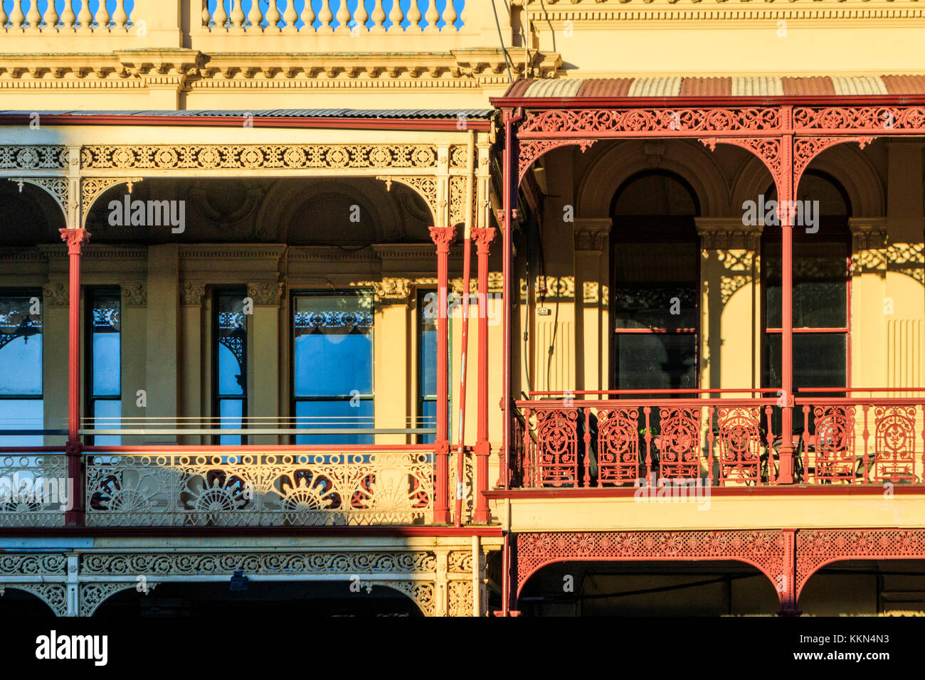 Australia, Ballarat, Cast Iron Lacework, Lydiard Street, Victoria *** Local Caption