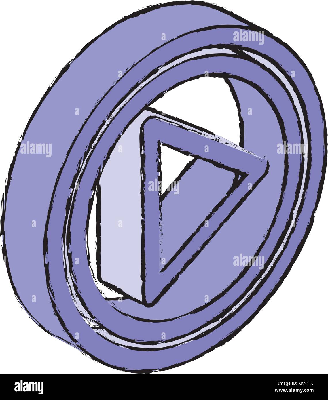 play button isolated icon vector illustration design Stock Vector Image ...