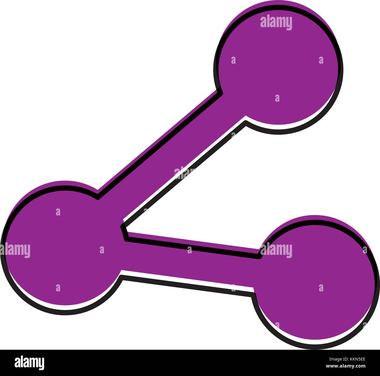 share symbol isolated icon Stock Vector Image & Art - Alamy