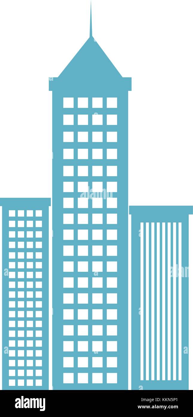 skyscraper buildings isolated icon vector illustration design Stock ...