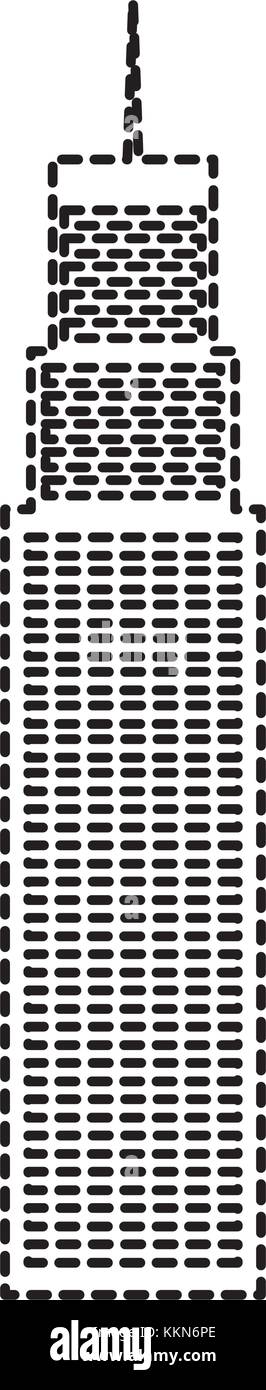 skyscraper building isolated icon Stock Vector Image & Art - Alamy