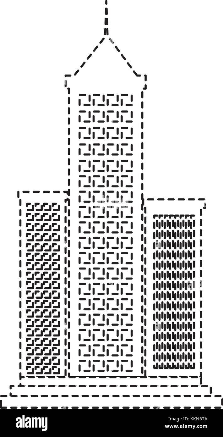 skyscraper buildings isolated icon Stock Vector Image & Art - Alamy