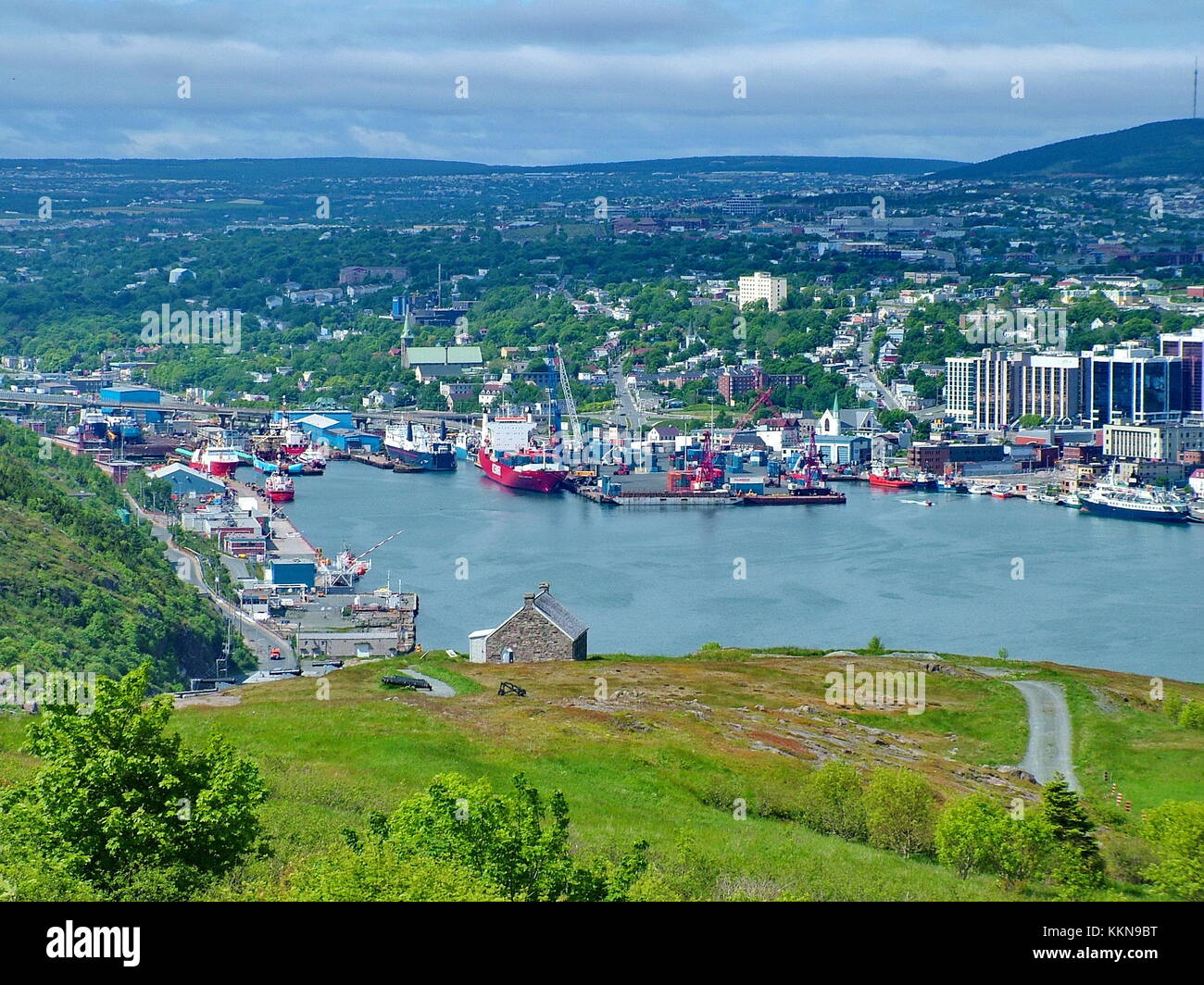 St. John's Harbour in Newfoundland Stock Photo Alamy