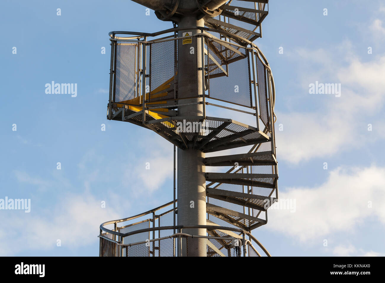 Stairs to Zip Wire Platform at Bournemouth Pier Stock Photo - Alamy