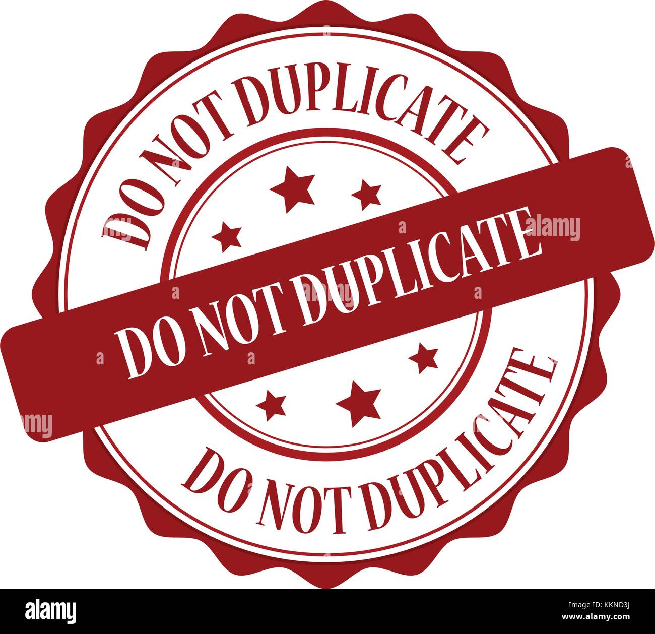 Do not duplicate stamp illustration Stock Vector Image & Art - Alamy