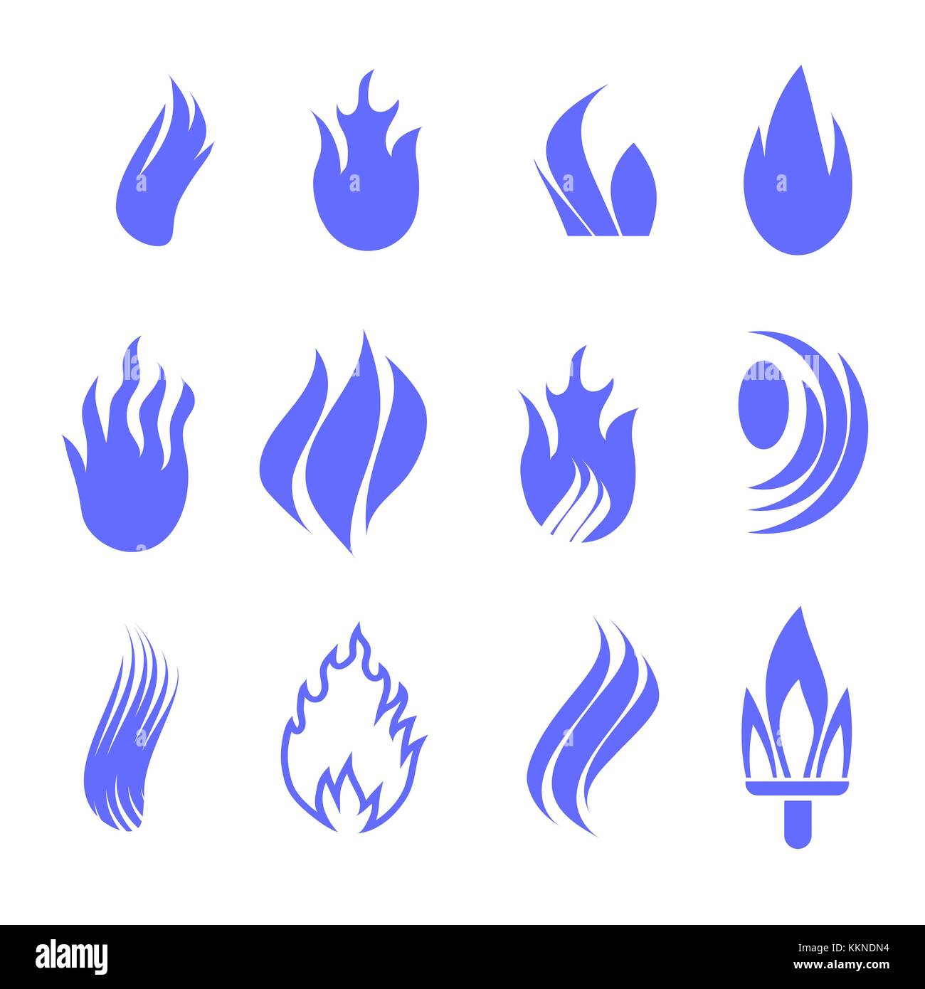 Gas industry blue symbol set Stock Vector Image & Art Alamy