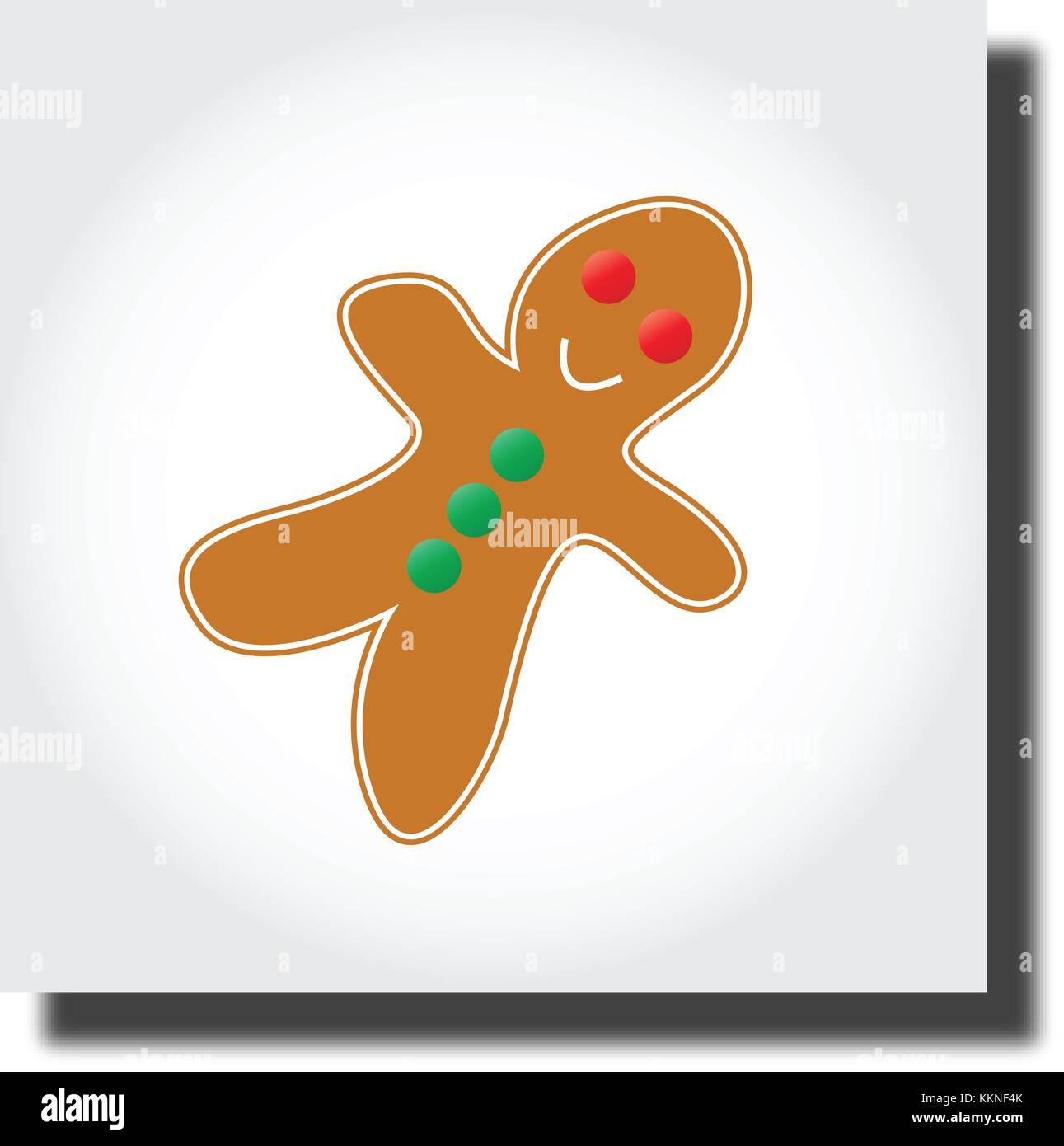 Gingerbread Man Clipart Stock Photo - Alamy