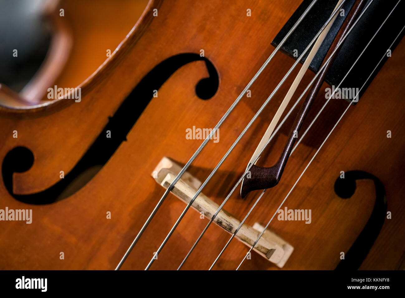Closeup of cello during a concert of classical music Stock Photo Alamy