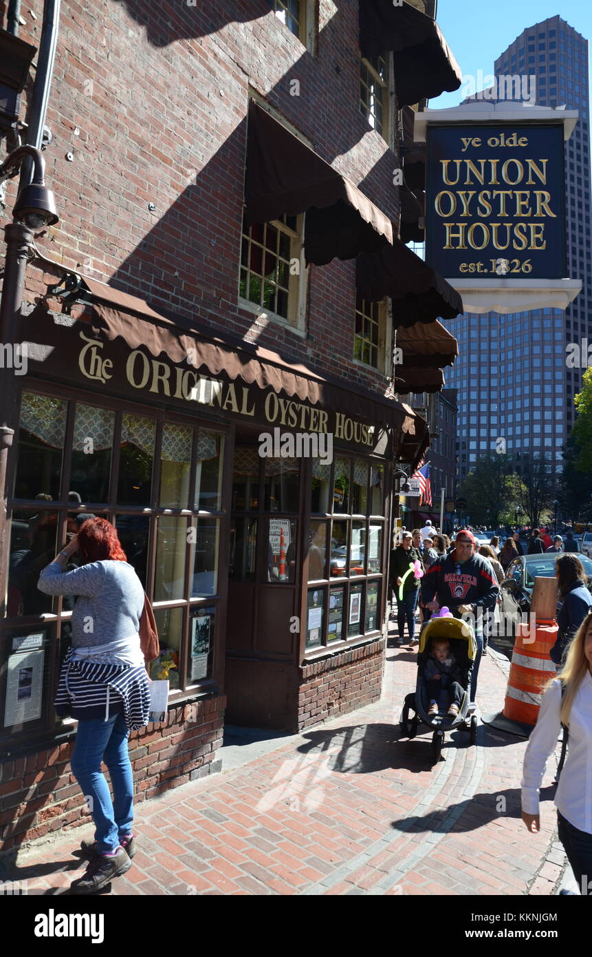 Union Oyster House, Designated National Historic Monument in Boston
