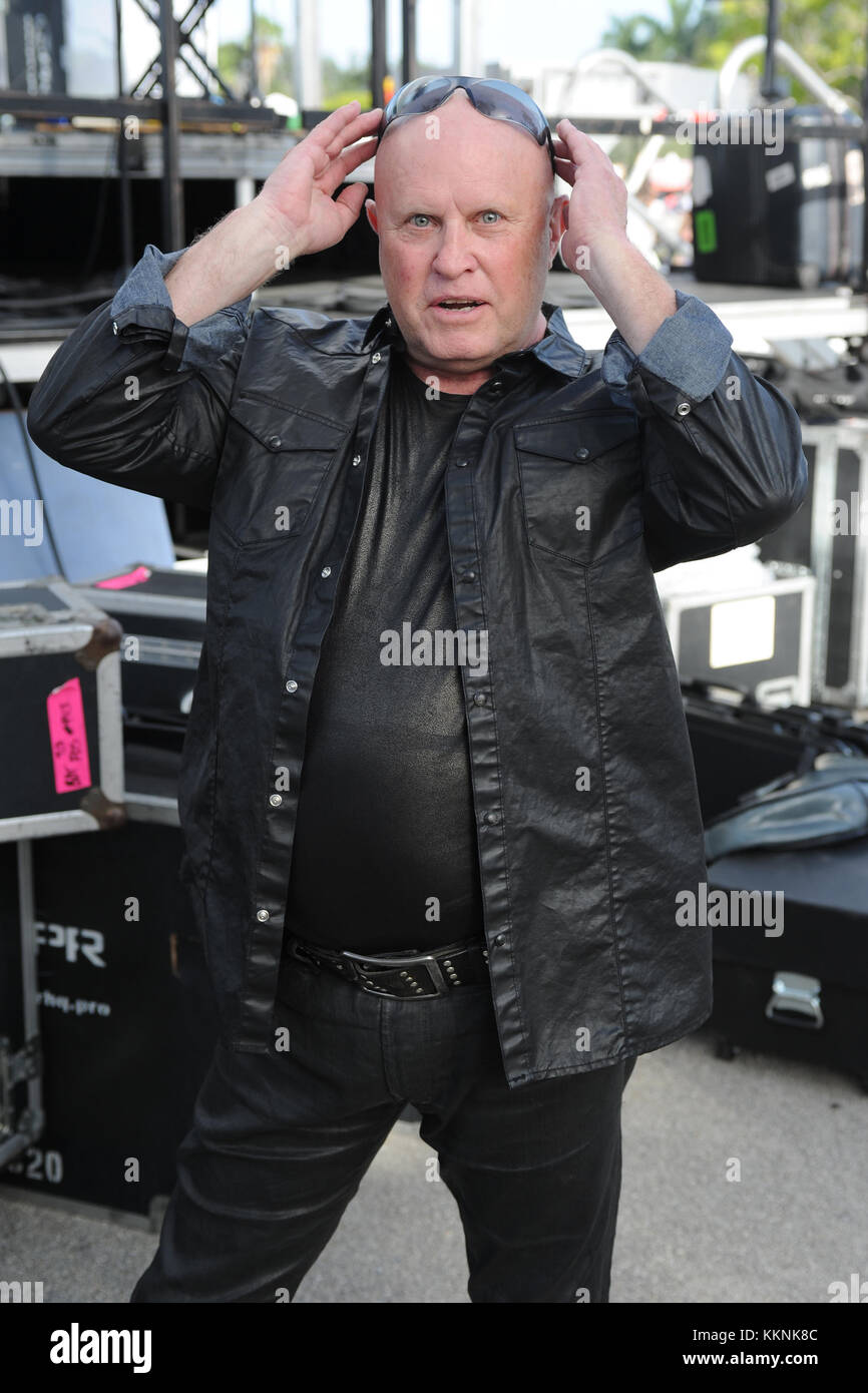 SUNRISE FL JULY 04 Mike Score of A Flock of Seagulls performs during the City of Sunrise 4th