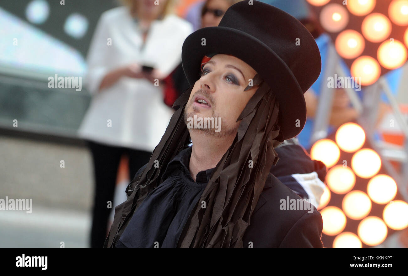 NEW YORK, NY - JULY 02: British singer and songwriter Boy George ...