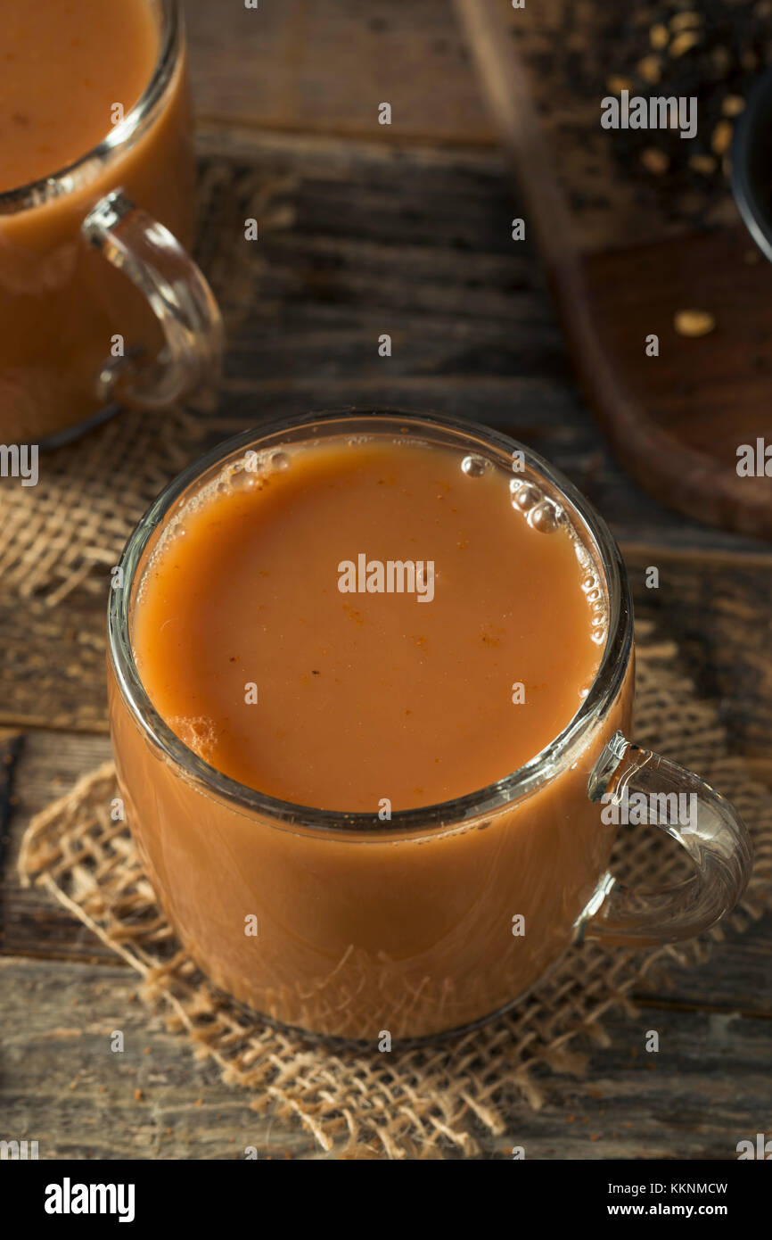 Chai tea with milk hires stock photography and images Alamy