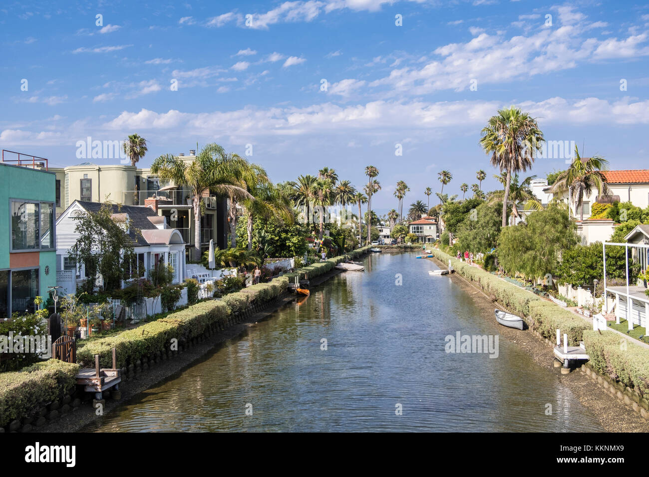 Canal district of Venice, Los Angeles, California, USA Stock Photo