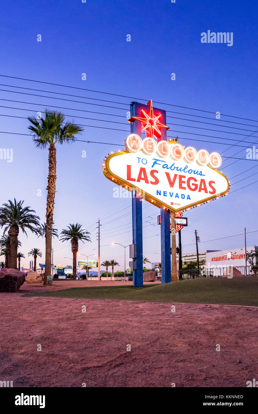 sign, Las Vegas, Nevada, USA Stock Photo Alamy