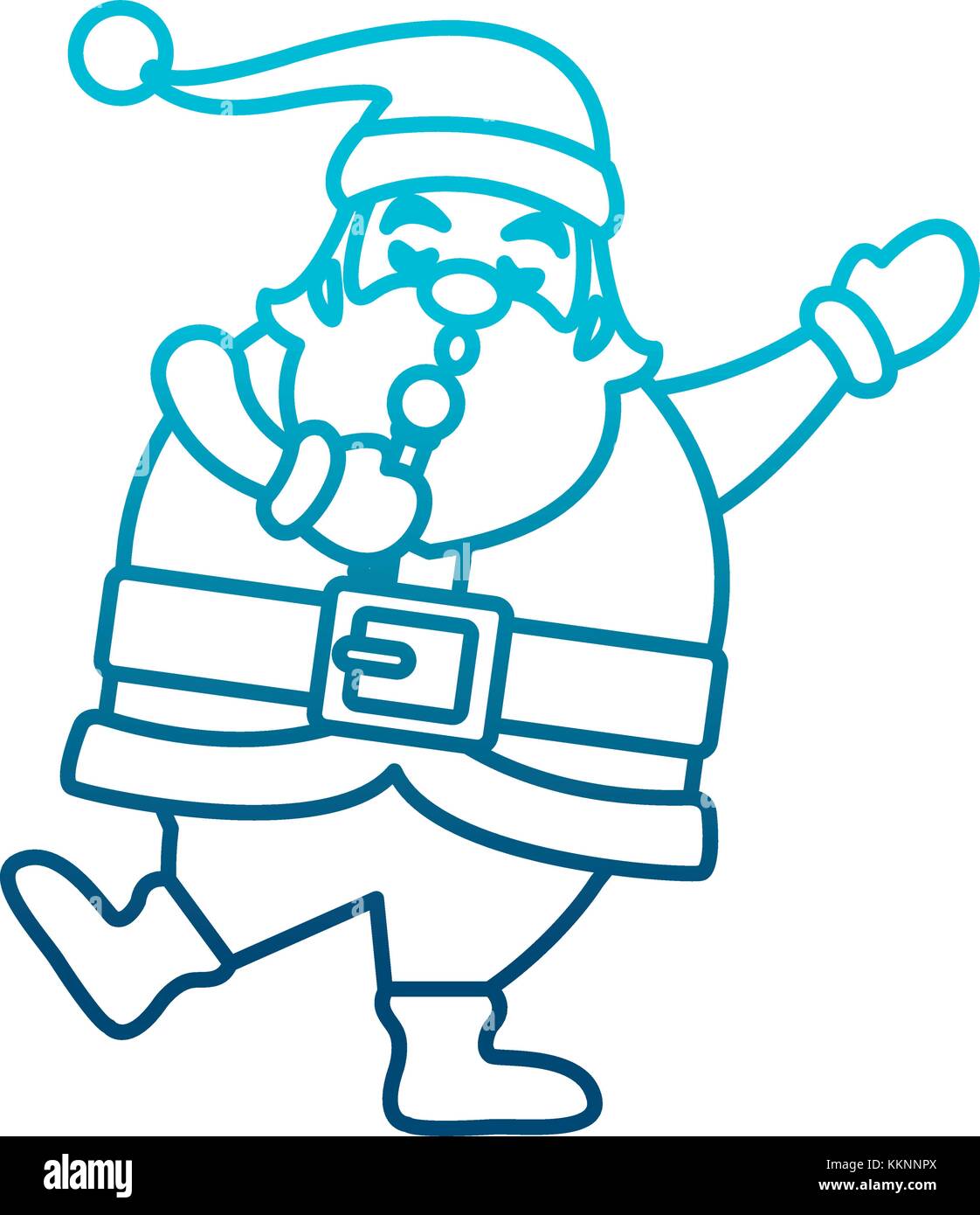 Cartoon Rapping Santa Funny santa claus singing cartoon Stock Vector Image & Art - Alamy