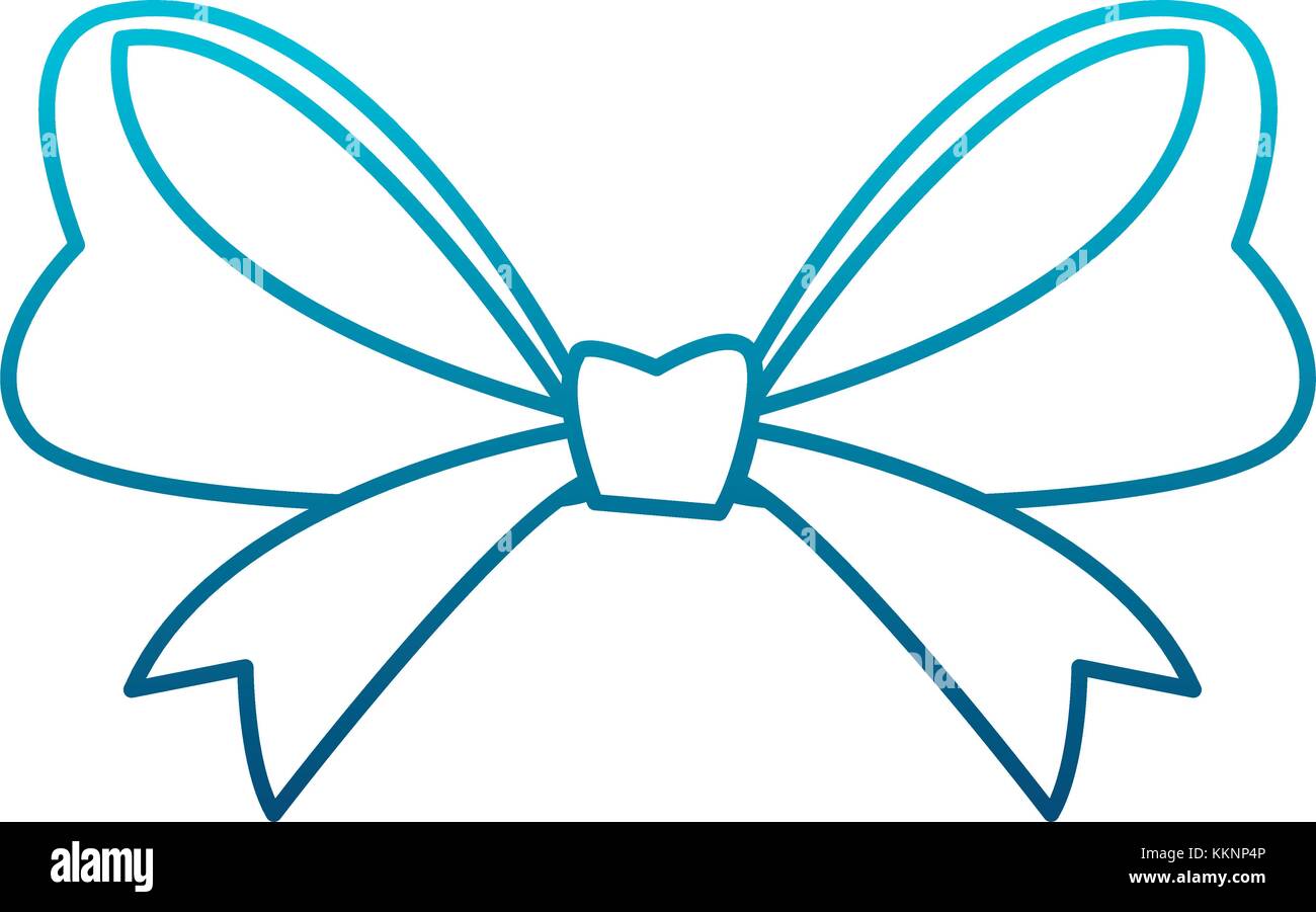 ribbon bow isolated Stock Vector Image & Art - Alamy