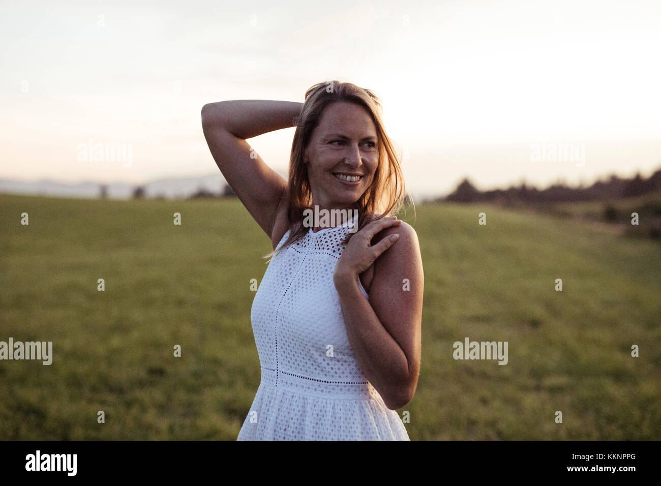 Woman portrait 30s standing hi-res stock photography and images - Alamy
