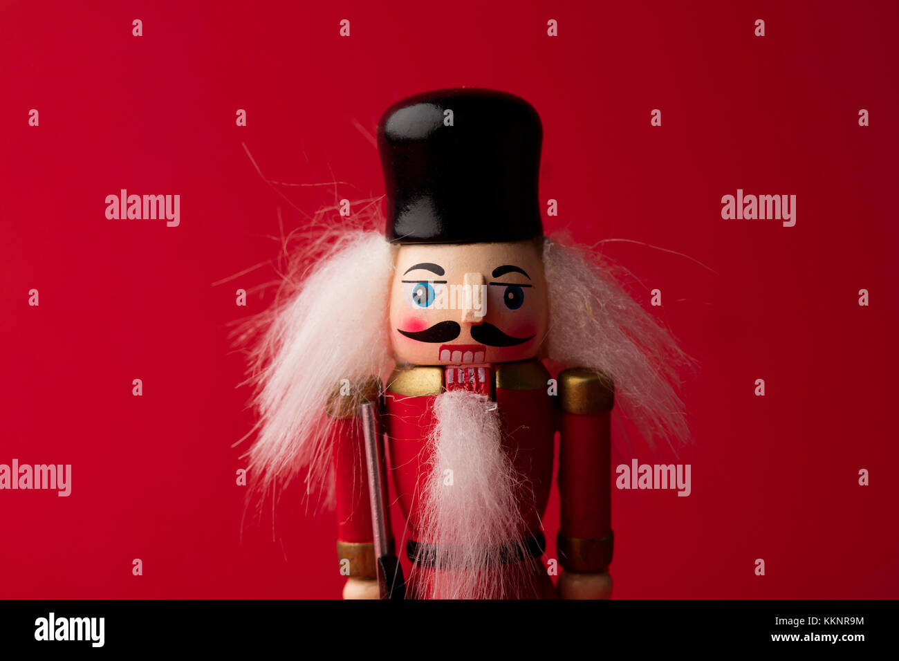 Festive christmas nutcracker soldier toy Stock Photo Alamy