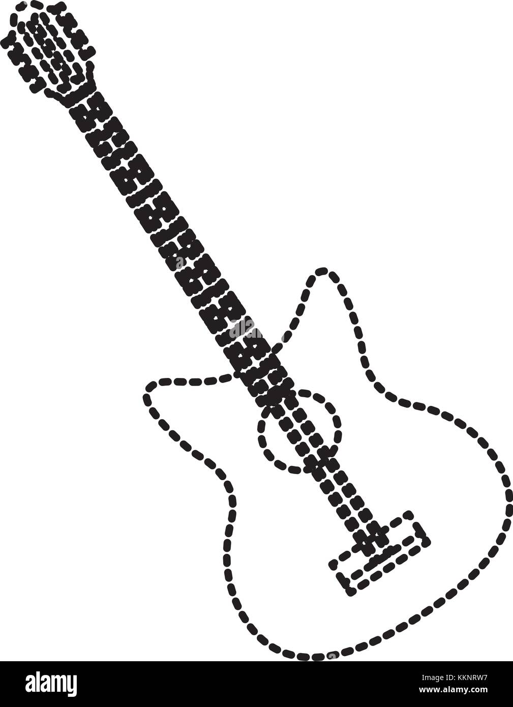 Eletric guitar instrument Stock Vector Image & Art - Alamy