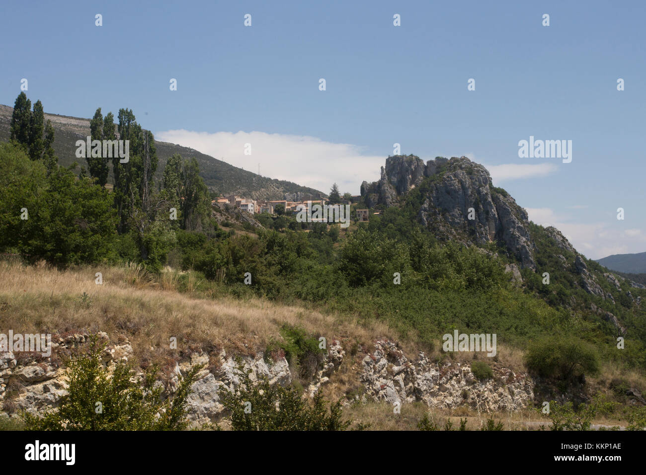 Rougon village near du Verdon, France Stock Photo Alamy