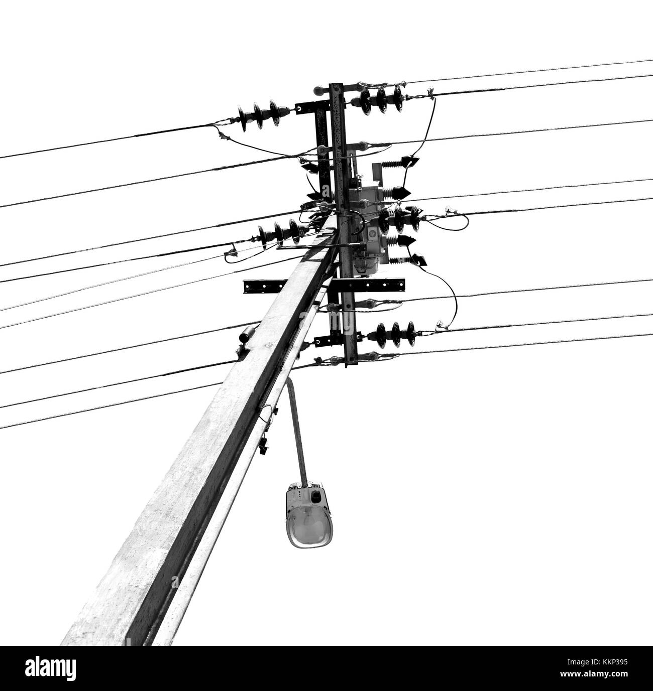 in australia the concept of power line with electrical pole in the