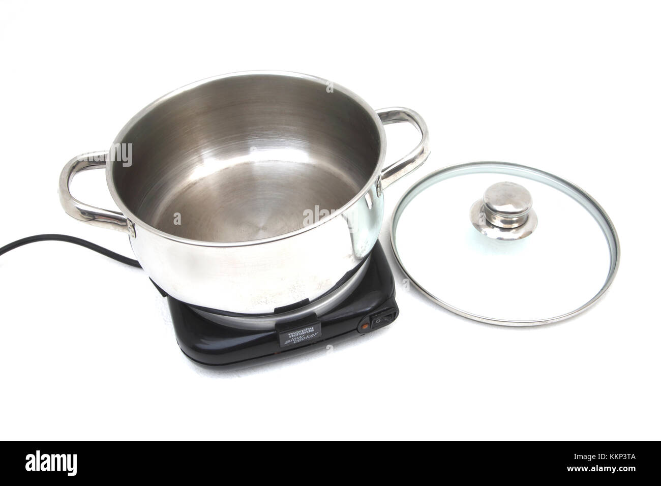 Techwood Pentola Elettrica in Acciaio Inox, 4.5 L