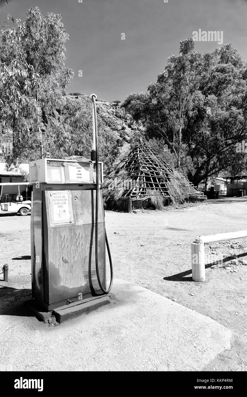 The Colour and Variation of Fuel Pumps in a Service Station Victoria,  Australia. Stock Photo - Image of unleaded, service: 199153896