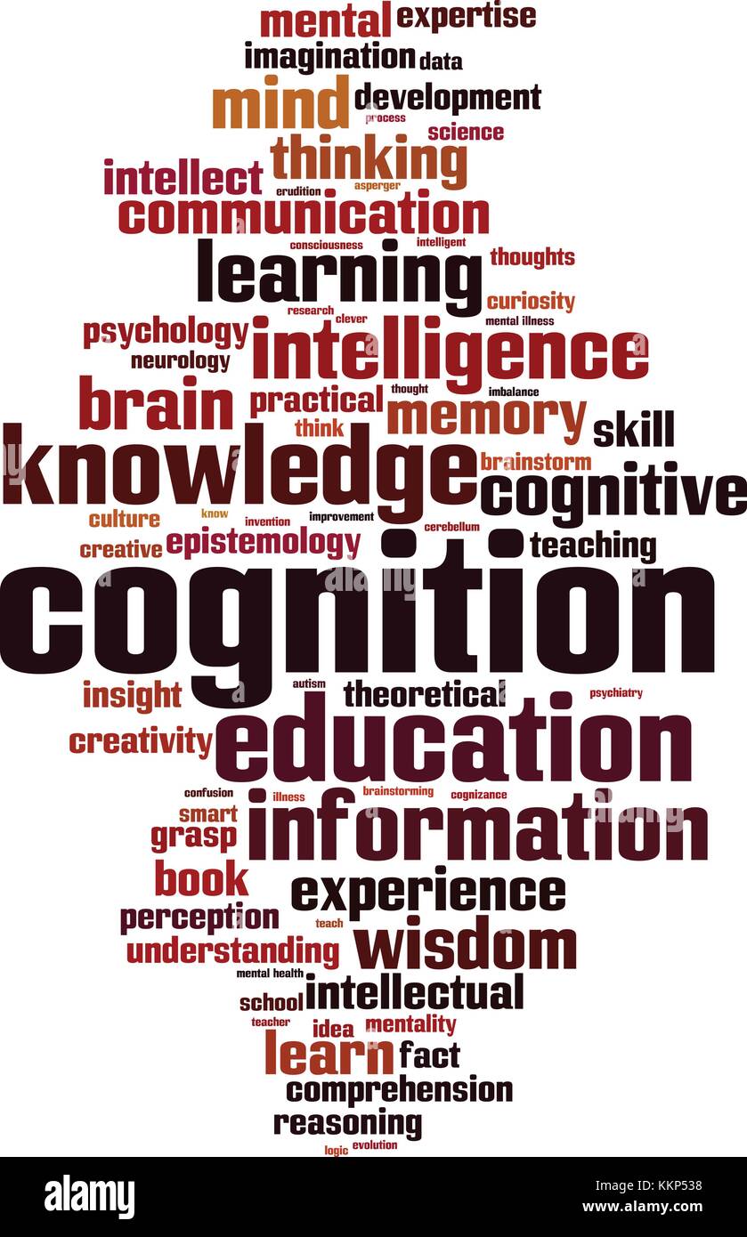Cognition word cloud concept. Vector illustration Stock Vector Image ...