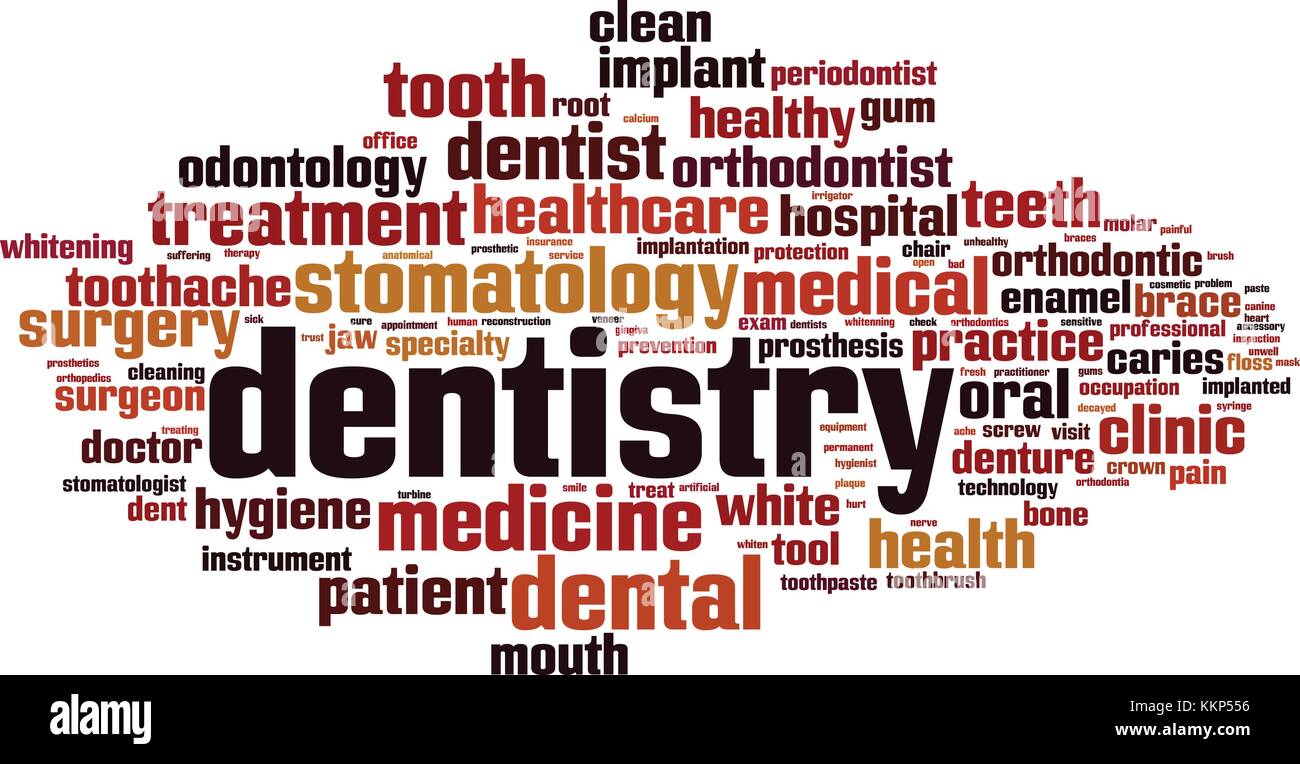 Dentistry word cloud concept. Vector illustration Stock Vector Image & Art Alamy