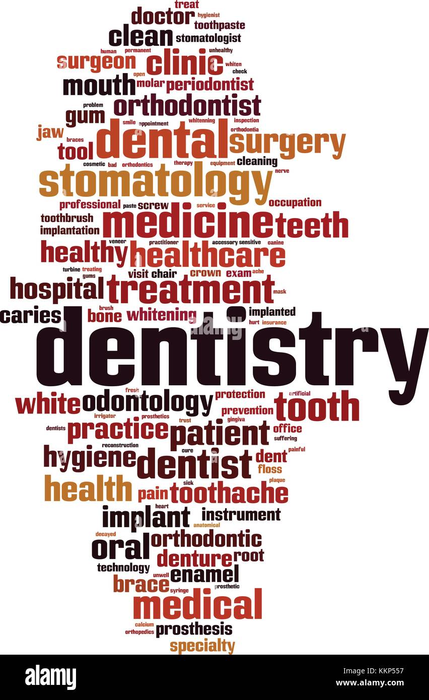 Dentistry word cloud concept. Vector illustration Stock Vector Image & Art Alamy