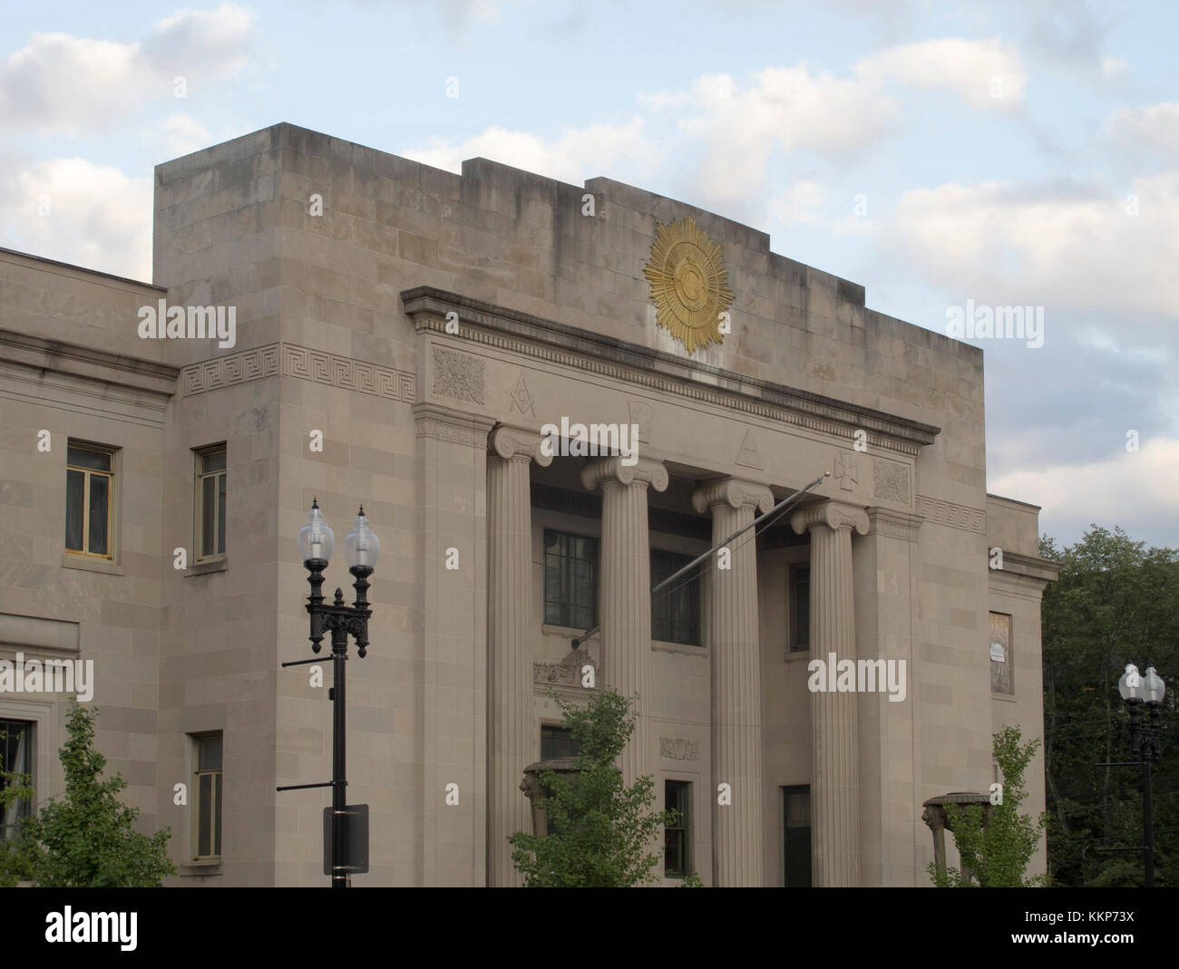 Masonic Temple, Quincy, Massachusetts Stock Photo Alamy