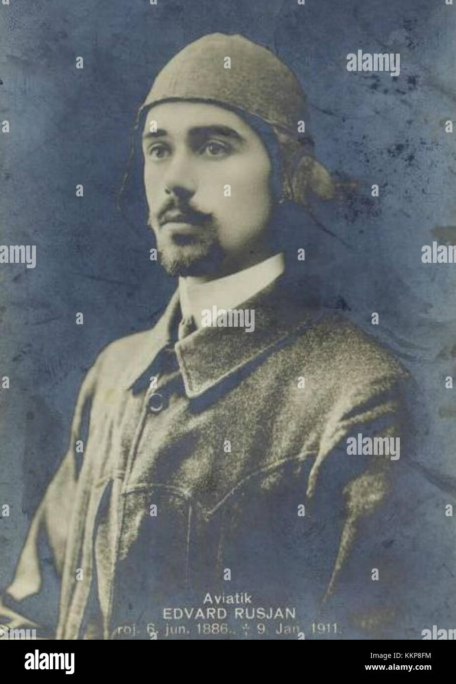 Edvard Rusjan 1911 Stock Photo