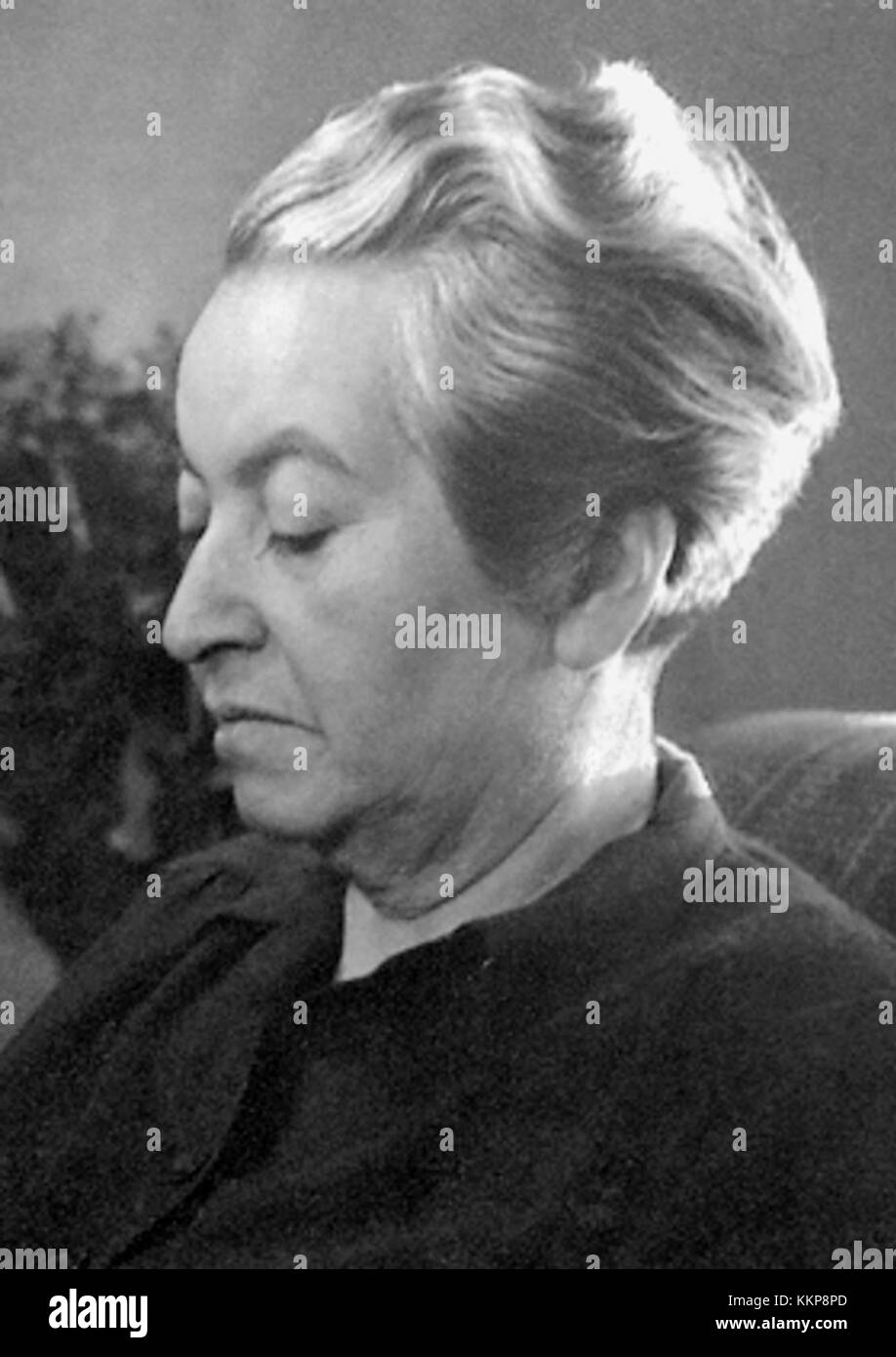 Gabriela Mistral 1945 Stock Photo