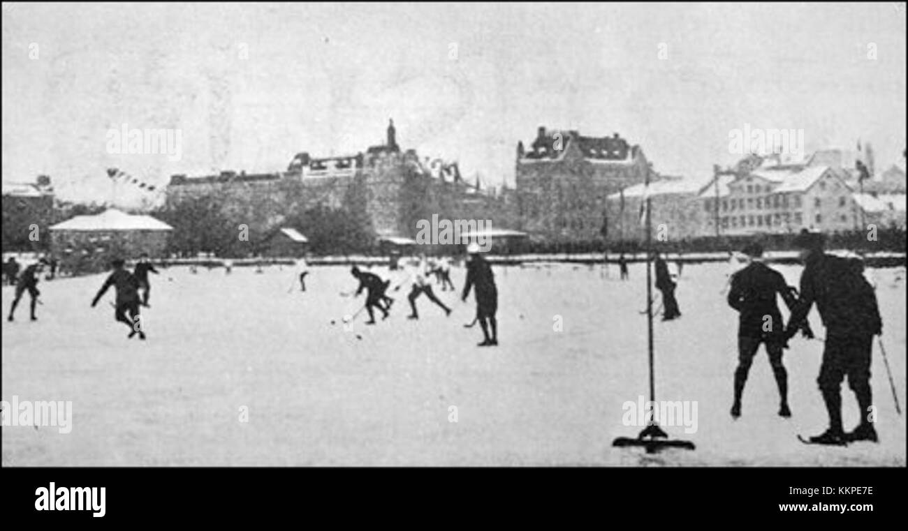 Bandy Ice Russian hockey Black and White Stock Photos & Images - Alamy