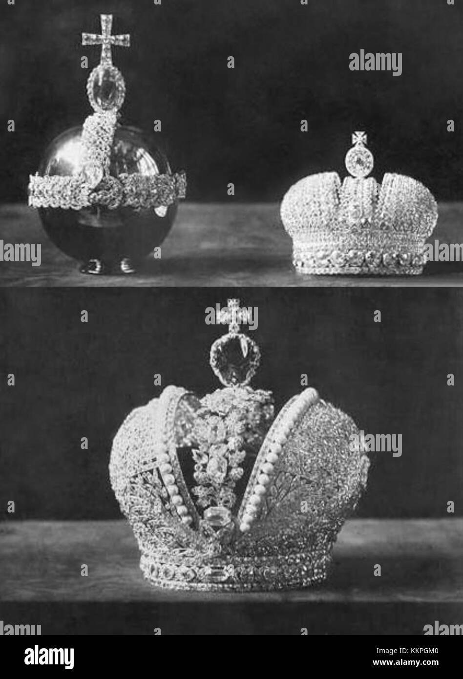 Russian Crown Jewels 3 Stock Photo Alamy