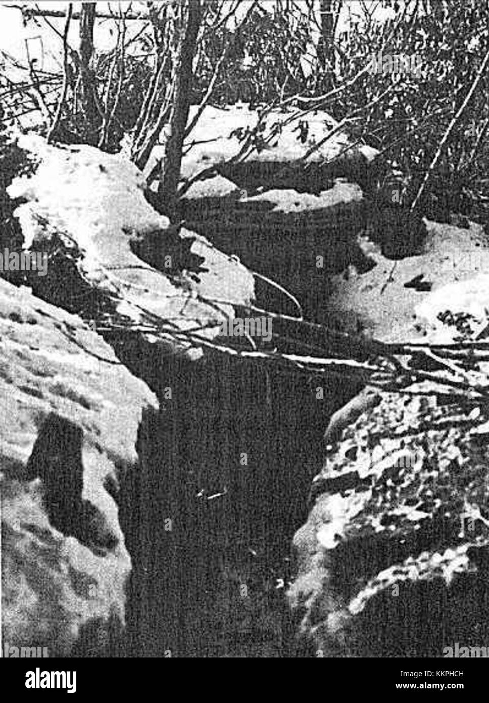 Chinese Bunker On Sniper Ridge Stock Photo