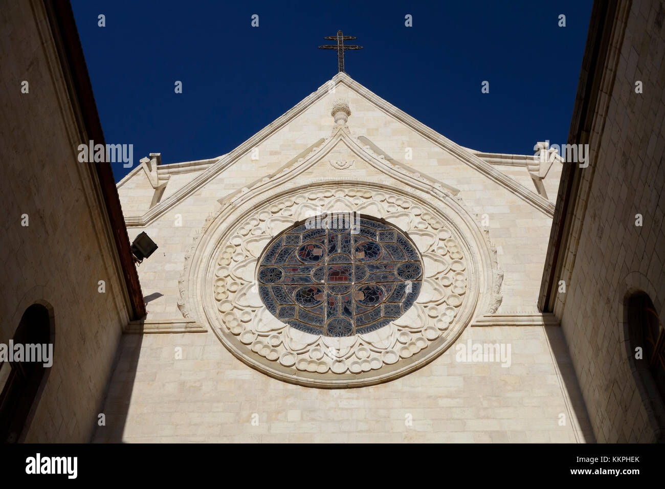 Facade of the Co-Cathedral of the Most Holy Name of Jesus part of the ...