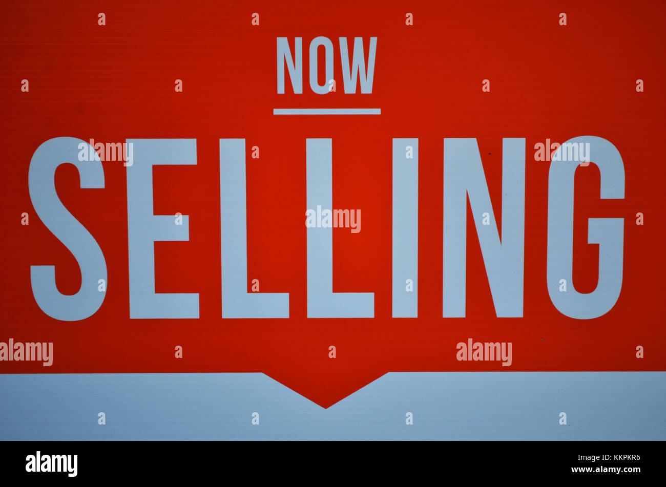 Now selling sign Stock Photo - Alamy
