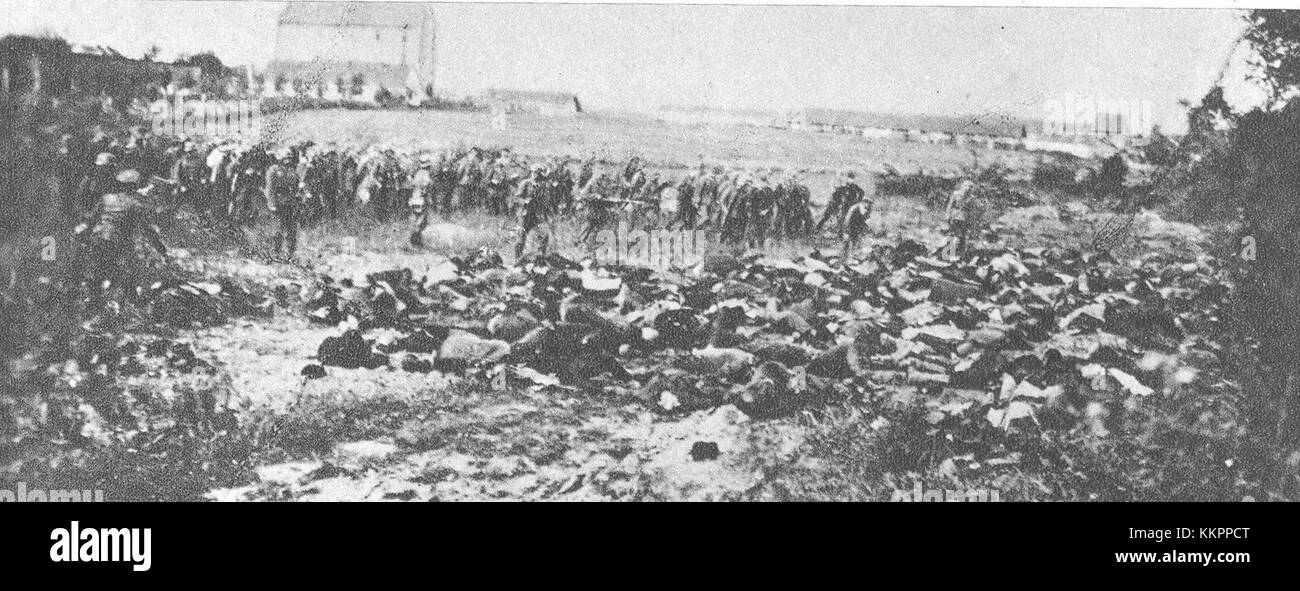 Mass murder of civilians in Serbia 1941 Stock Photo