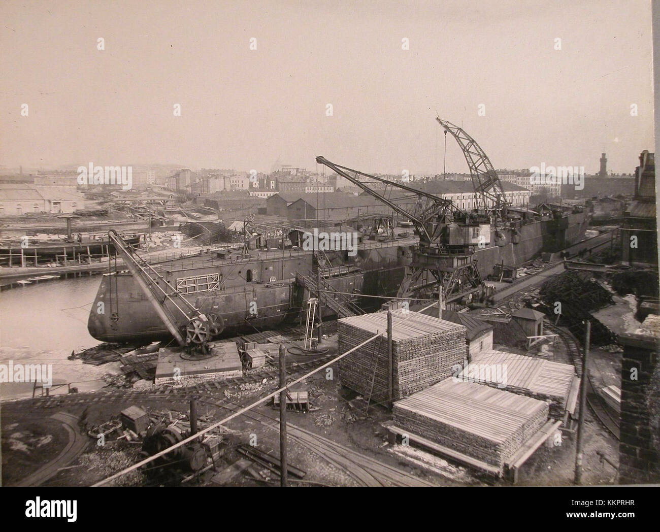The Fitting out Of The Poltava Battleship In 1912 Marked An Important 