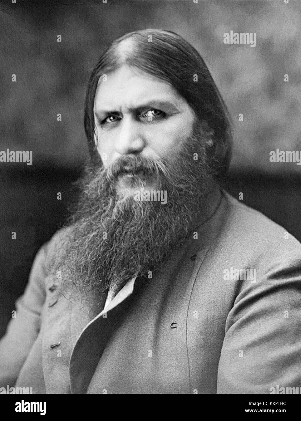 A depiction or reference to Rasputin, a controversial historical figure ...