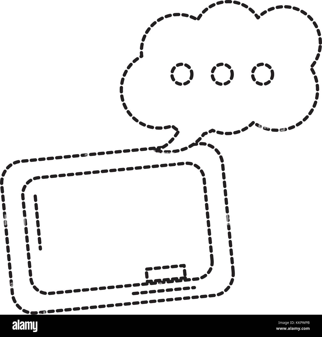 school blackboard eraser speech bubble icon Stock Vector Image & Art