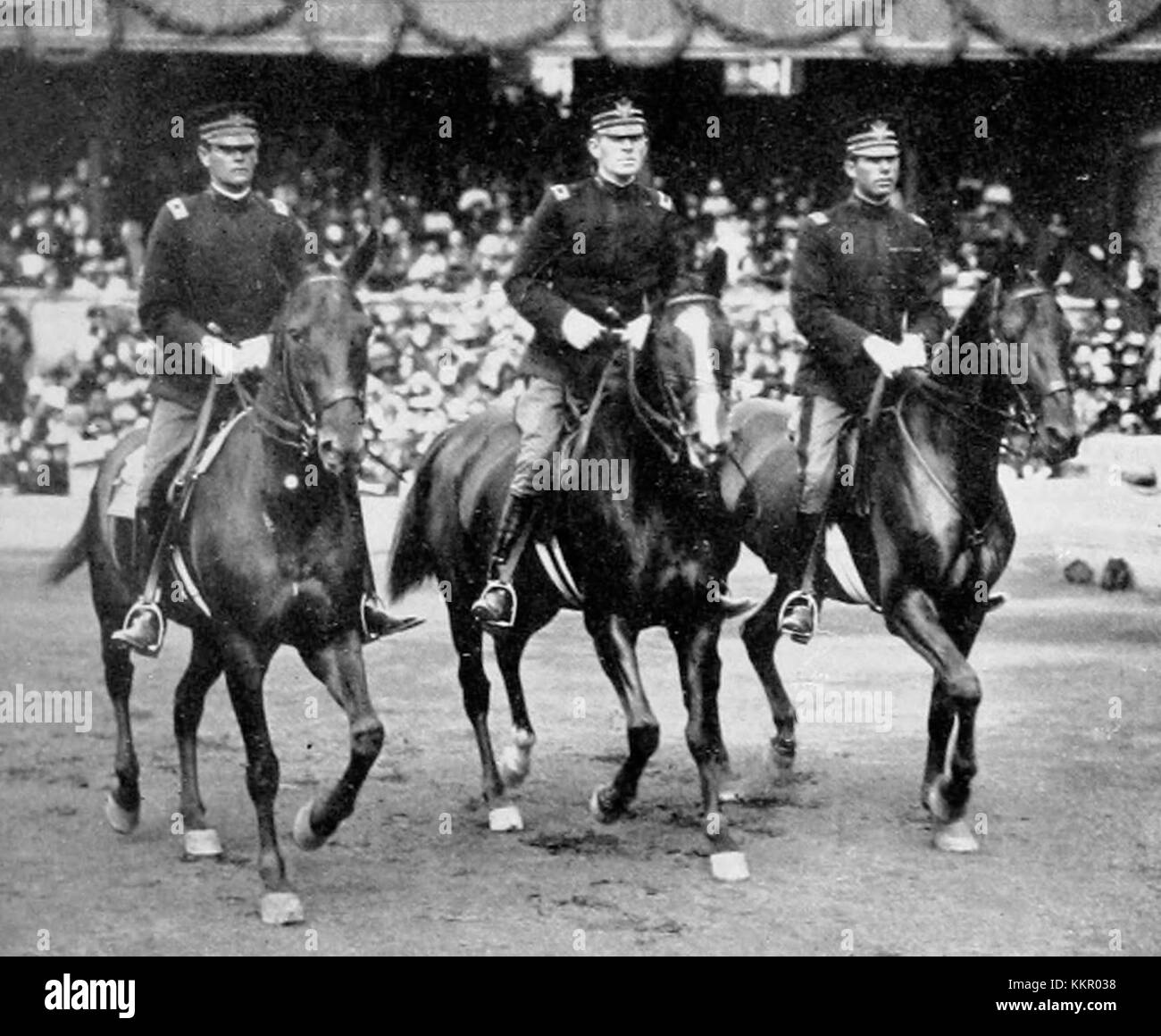 1912OG eventing USA team Stock Photo