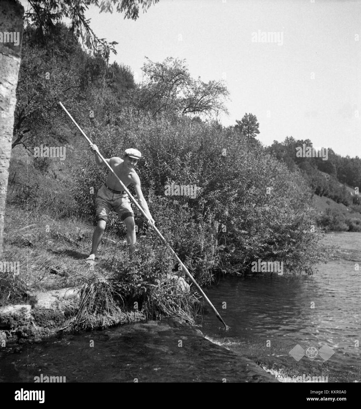 Old fishing photos Black and White Stock Photos & Images - Alamy