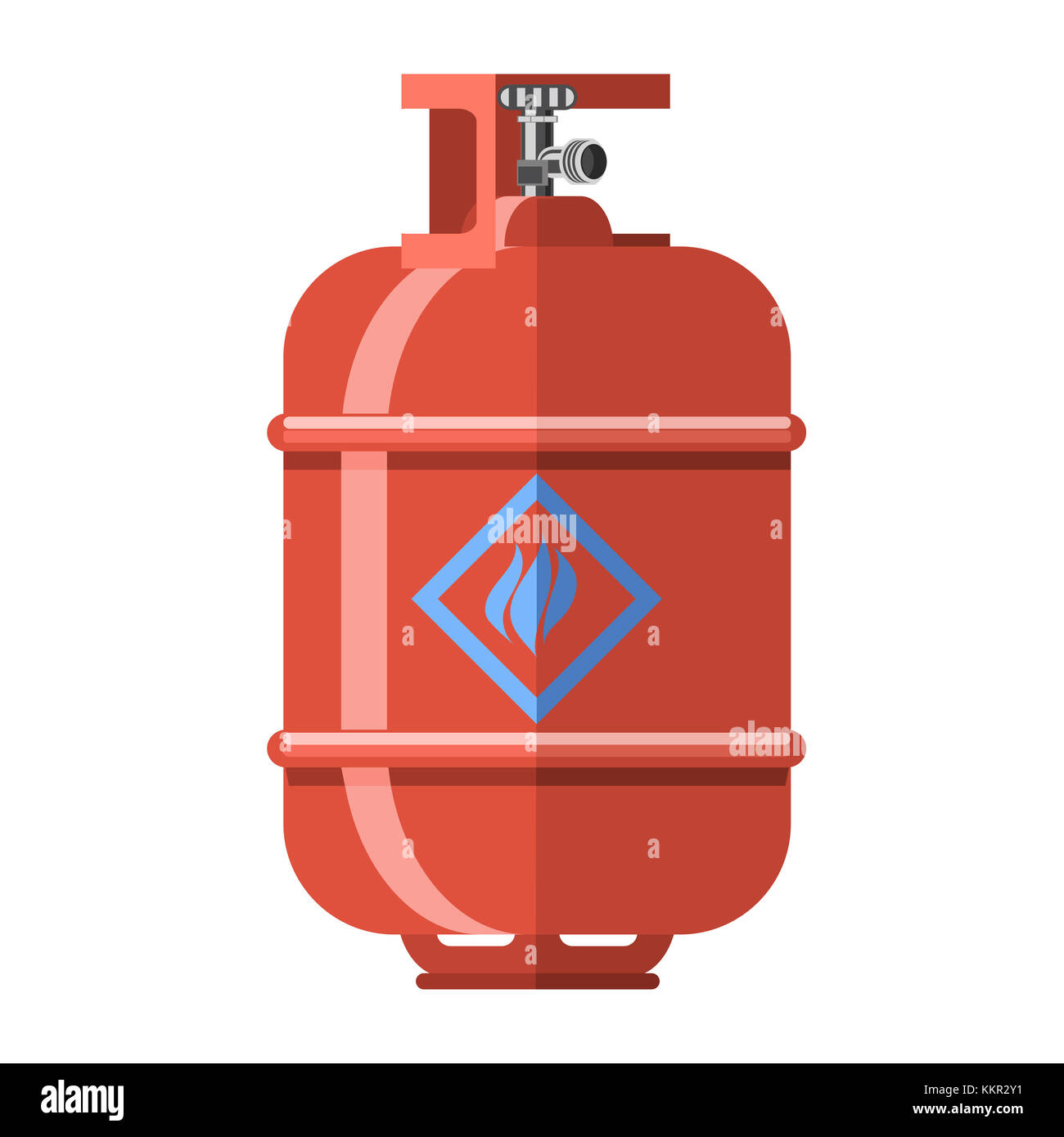 Red Gas Tank Icon Stock Photo Alamy