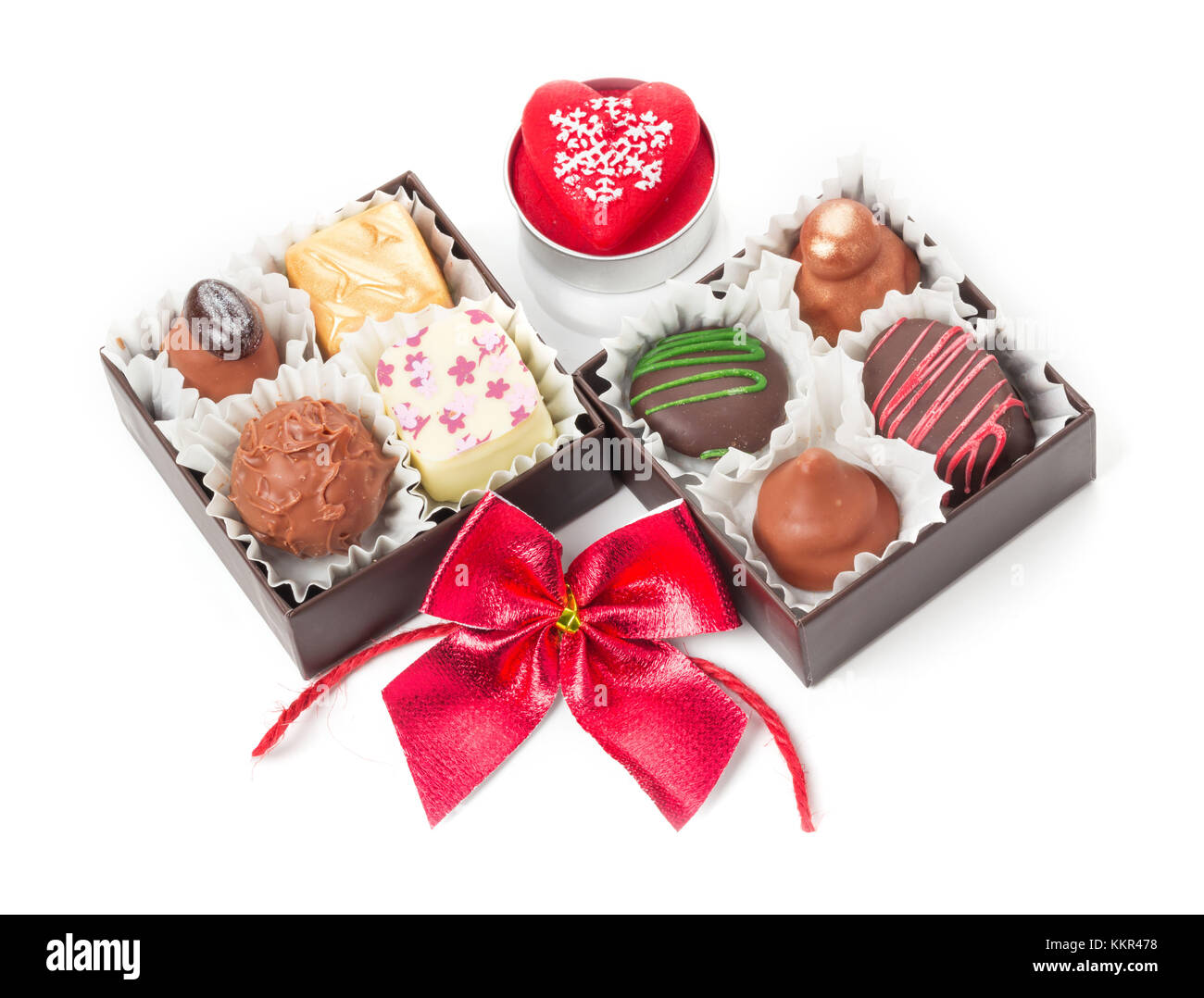 Candy, chocolates for Valentine's Day Stock Photo