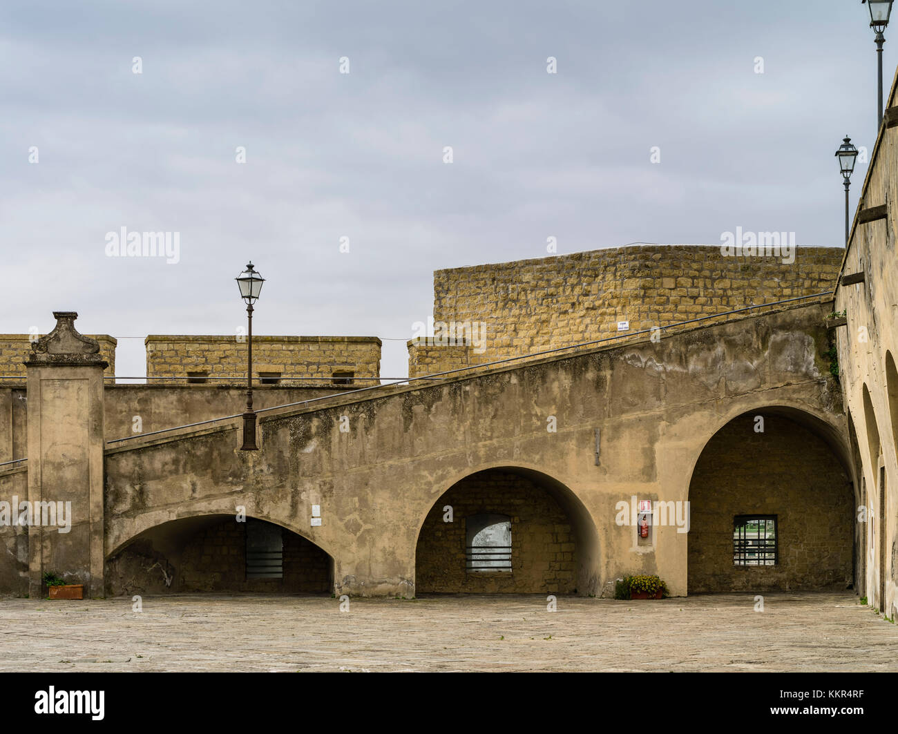 Castel Sant'Elmo in Naples Stock Photo - Alamy